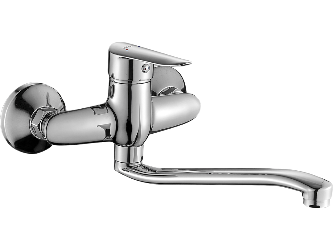 Kuchinox Cento baterie bucătărie perete crom BKC080D