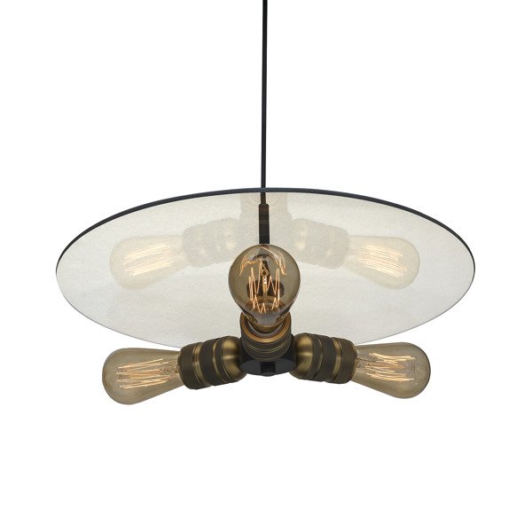 Altavola Design Techno Loft lampă suspendată 3x60 W auriu LA017/P3_gold