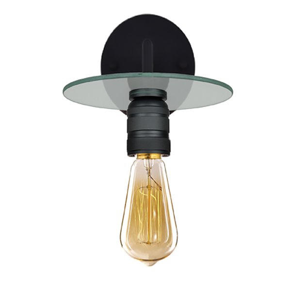 Altavola Design Techno Loft lampă de perete 1x60 W negru LA017/W_black