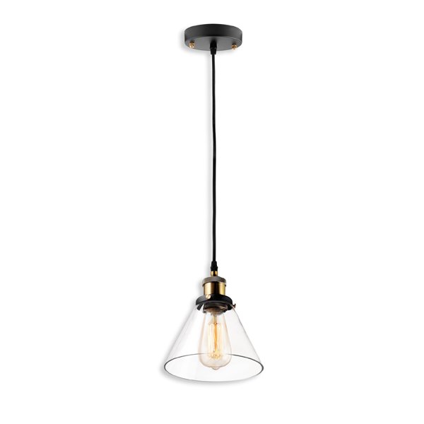 Altavola Design New York Loft lampă suspendată 1x60 W alamă-transparent LA034/P