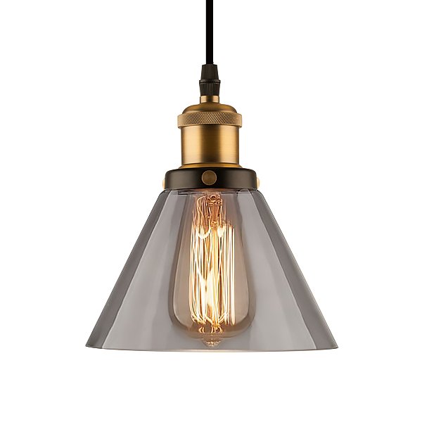 Altavola Design New York Loft lampă suspendată 1x60 W alamă-fumuriu LA034/P_smoky