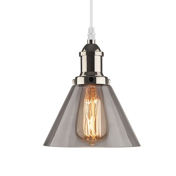 Altavola Design New York Loft lampă suspendată 1x60 W crom-fumuriu LA034/P_smoky_chrom