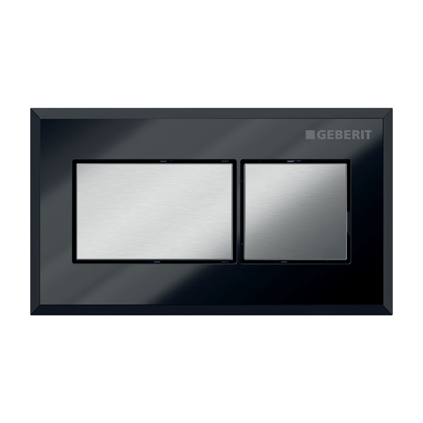 Geberit buton de spălare pentru WC crom lucios-negru 116.051.KV.1