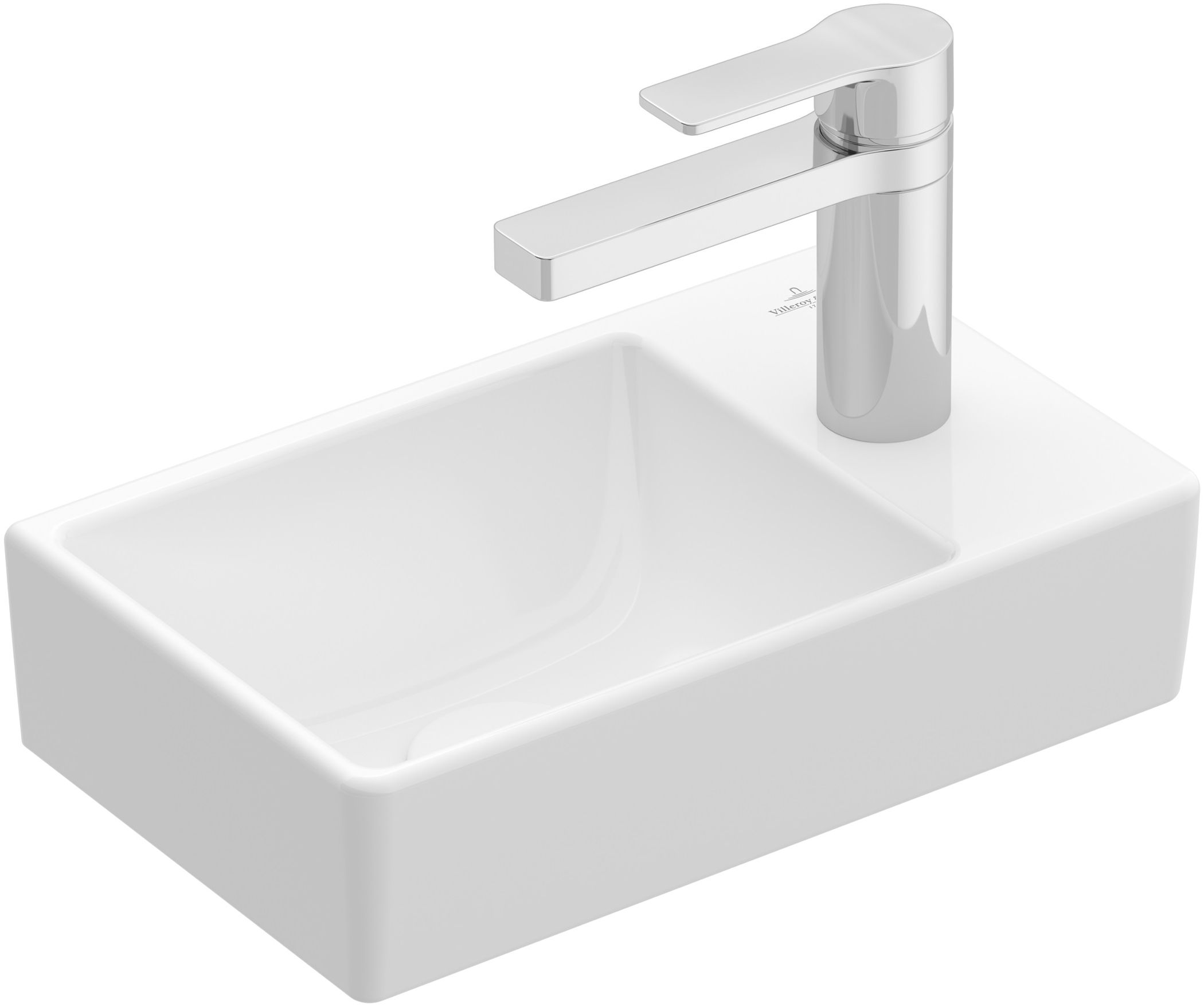 Villeroy & Boch Avento lavoar 36x22 cm dreptunghiular clasică-mobilier alb 43003LR1