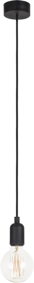 Nowodvorski Lighting Silicone lampă suspendată 1x60 W negru 6404