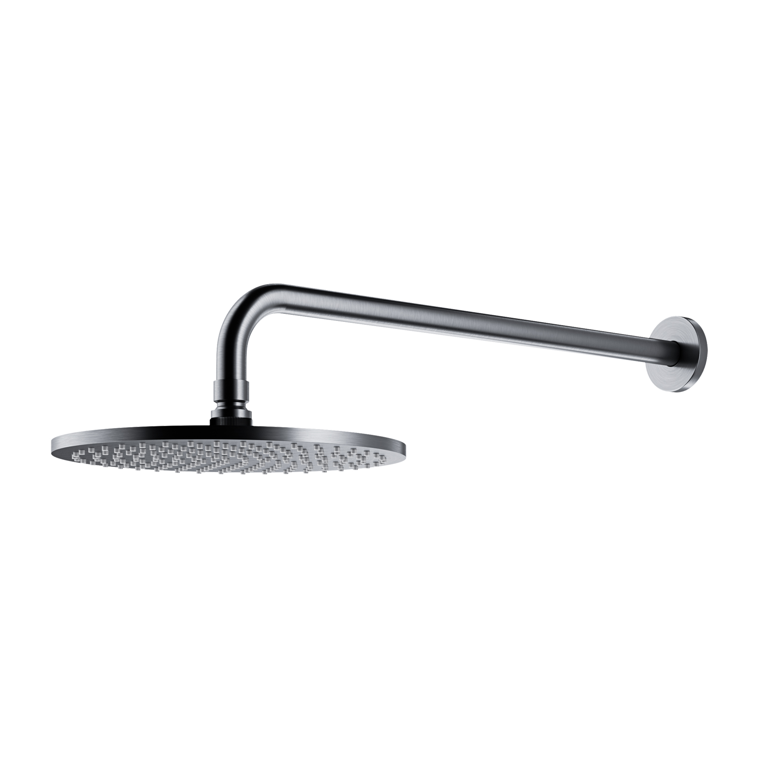 Omnires SlimLine cap de duș cu braț 25x25 cm rotund || WGSET1NI