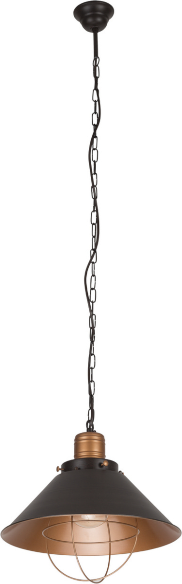 Nowodvorski Lighting Garret lampă suspendată 1x60 W negru-cupru 6443