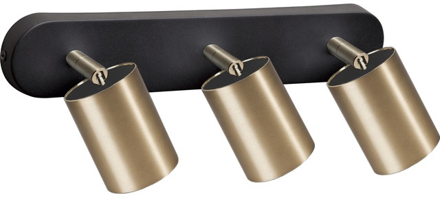 Nowodvorski Lighting Eye Spot plafonier 3x10 W negru-alamă 8818