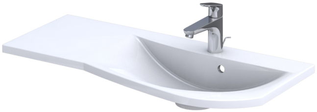 Oristo Opal lavoar 91.5x44.5 cm mobilier alb UME-OP-90-92-P