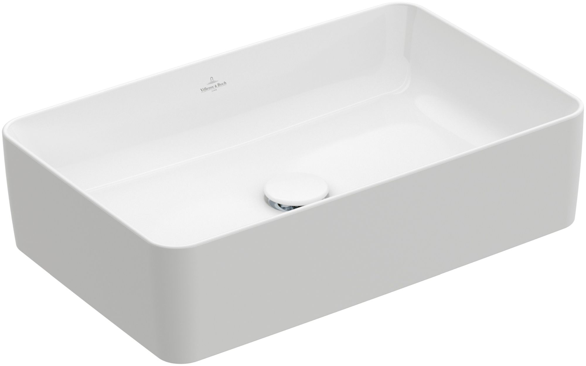 Villeroy & Boch Collaro lavoar 56x36 cm dreptunghiular de blat alb 4A2056R1