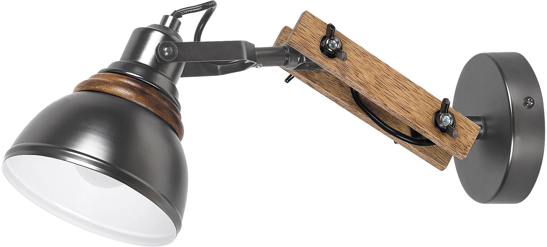 Rabalux Aksel lampă de perete 1x25 W lemn-gri-antracit 2723