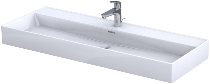 Oristo Bold lavoar 120.4x46.5 cm dreptunghiular mobilier alb UME-BD-120-91-C