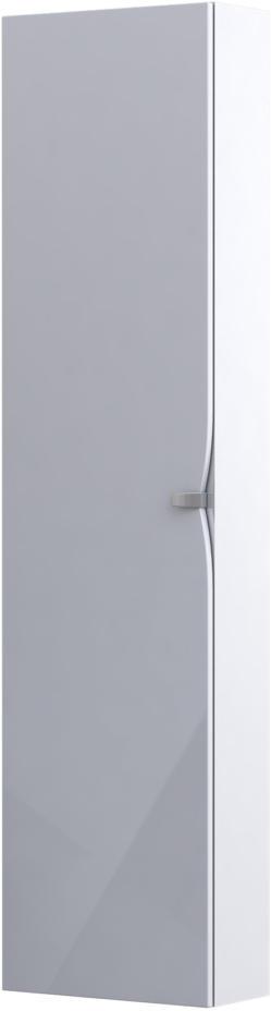 Oristo Siena dulap 40x17x160 cm laterala pe perete alb OR45-SB1D-40-1