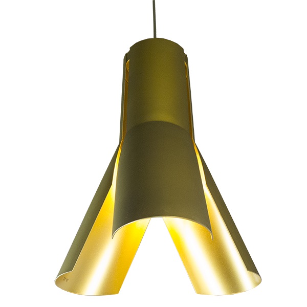 Altavola Design Origami lampă suspendată 1x40 W crom-auriu-cafea LA045/P_bronze