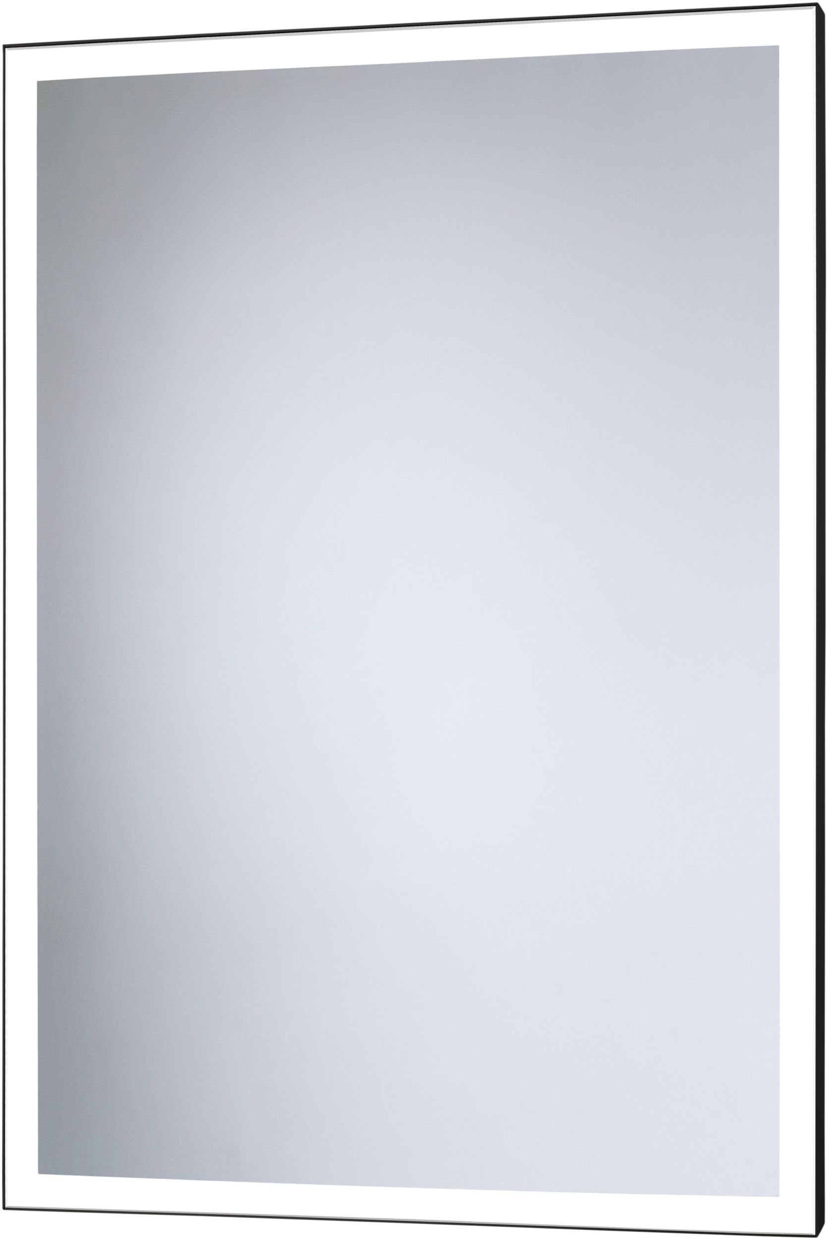 Dubiel Vitrum Solid oglindă 60x80 cm dreptunghiular cu iluminare negru 5905241007533