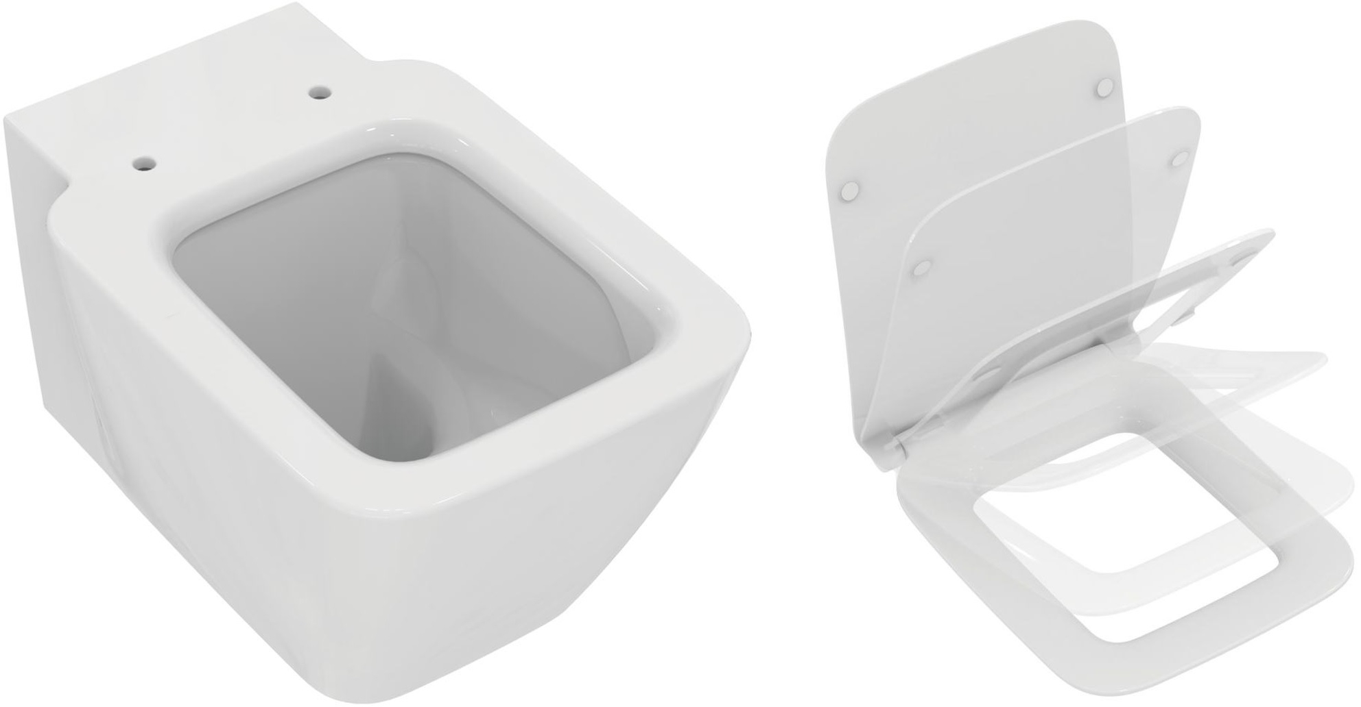 Set vas WC Ideal Standard Strada II T299701, capac WC Ideal Standard Strada II T360101