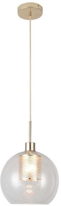 Rabalux Philana lampă suspendată 1x60 W transparent-auriu 6495