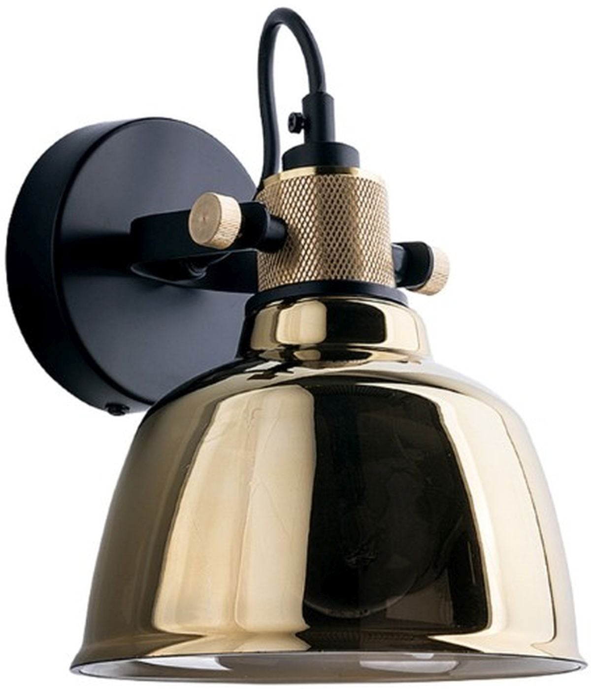Nowodvorski Lighting Amalfi plafonier 1x25 W negru-auriu 9155