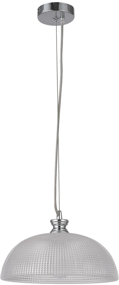Rabalux Petrina lampă suspendată 1x40 W crom-transparent-satin 5459