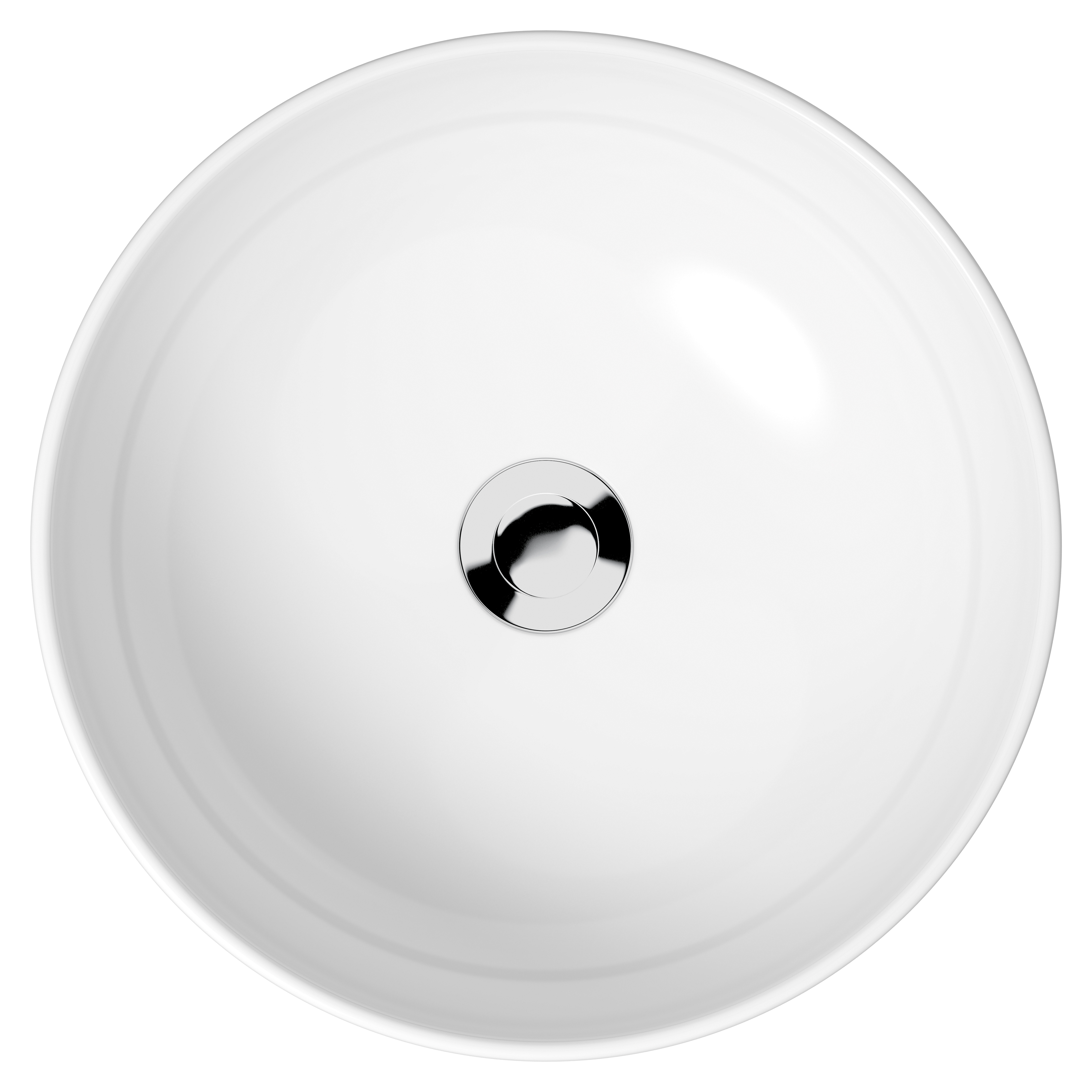Cersanit Moduo lavoar 40x40 cm rotund de blat alb K116-048