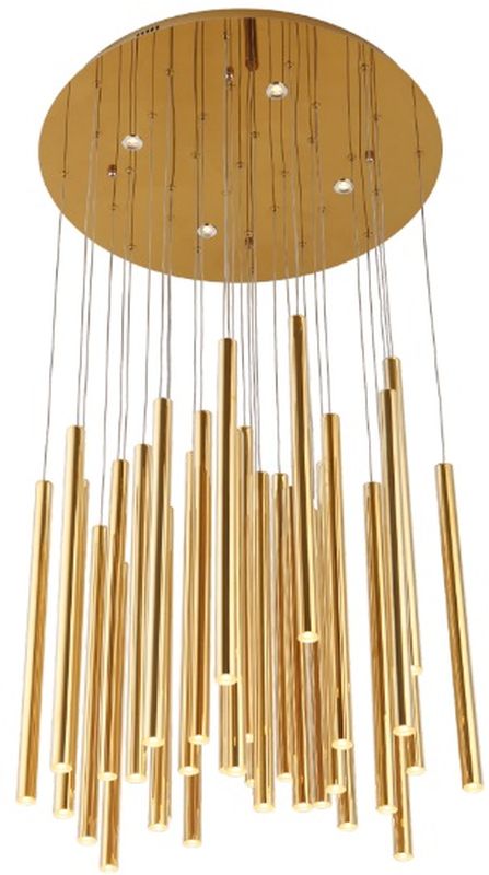 MaxLight Organic Gold lampă suspendată mai mult de 6x3 W auriu P0242D