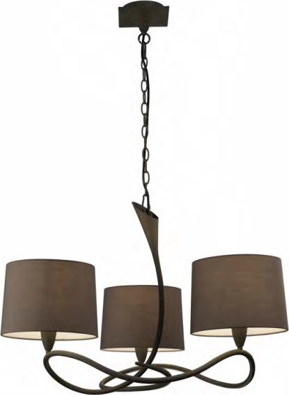 Mantra Lua lampă suspendată 3x20 W gri/frasin 3686