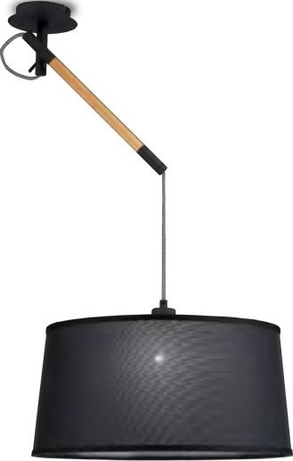Mantra Nordica lampă suspendată 1x23 W negru 4929