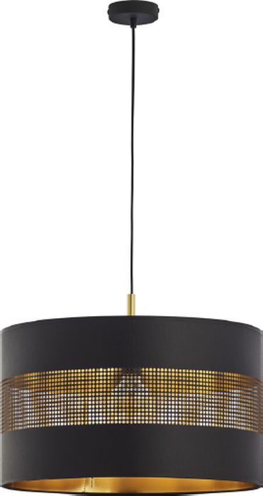 TK Lighting Tago lampă suspendată 1x25 W negru-auriu 3211