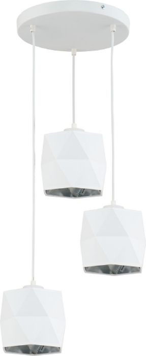 TK Lighting Siro lampă suspendată 3x15 W alb 3250