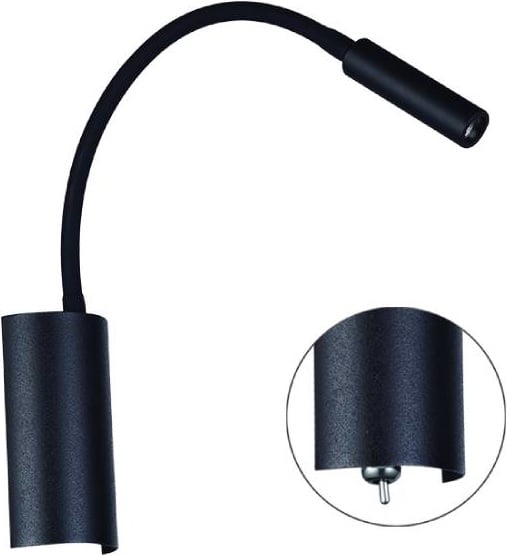 Orlicki Design Nuto lampă de perete 1x3 W negru OR81718