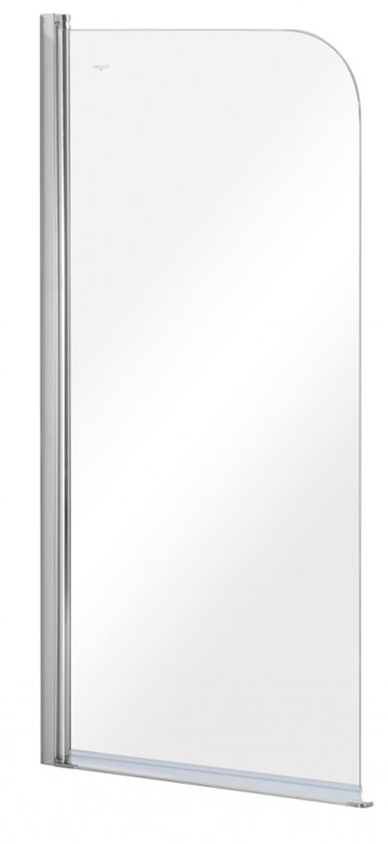 Besco Prime paravan cadă 70 cm o piesă crom luciu/sticlă transparentă PNP-1S