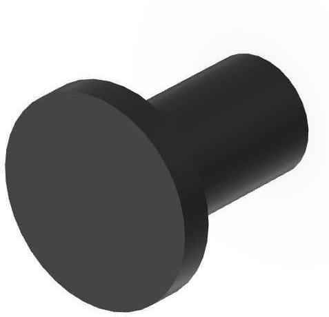 Zucchetti Pan suport prosop negru ZAC650.N6