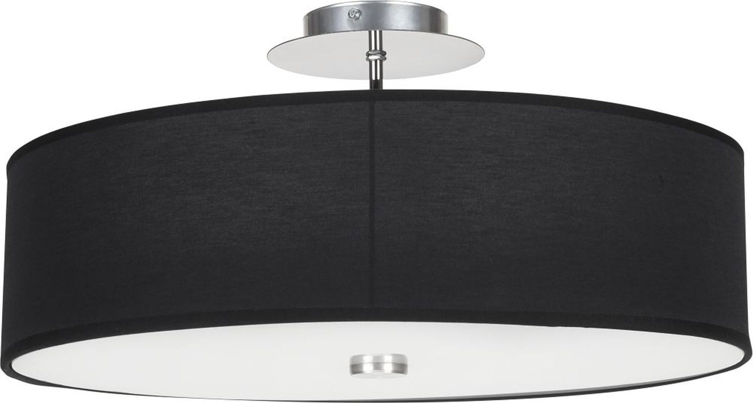 Nowodvorski Lighting Viviane lampă de tavan 3x60 W negru 6390