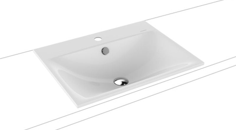 Kaldewei Silenio lavoar 60x46 cm dreptunghiular încastrat alb 907706013001