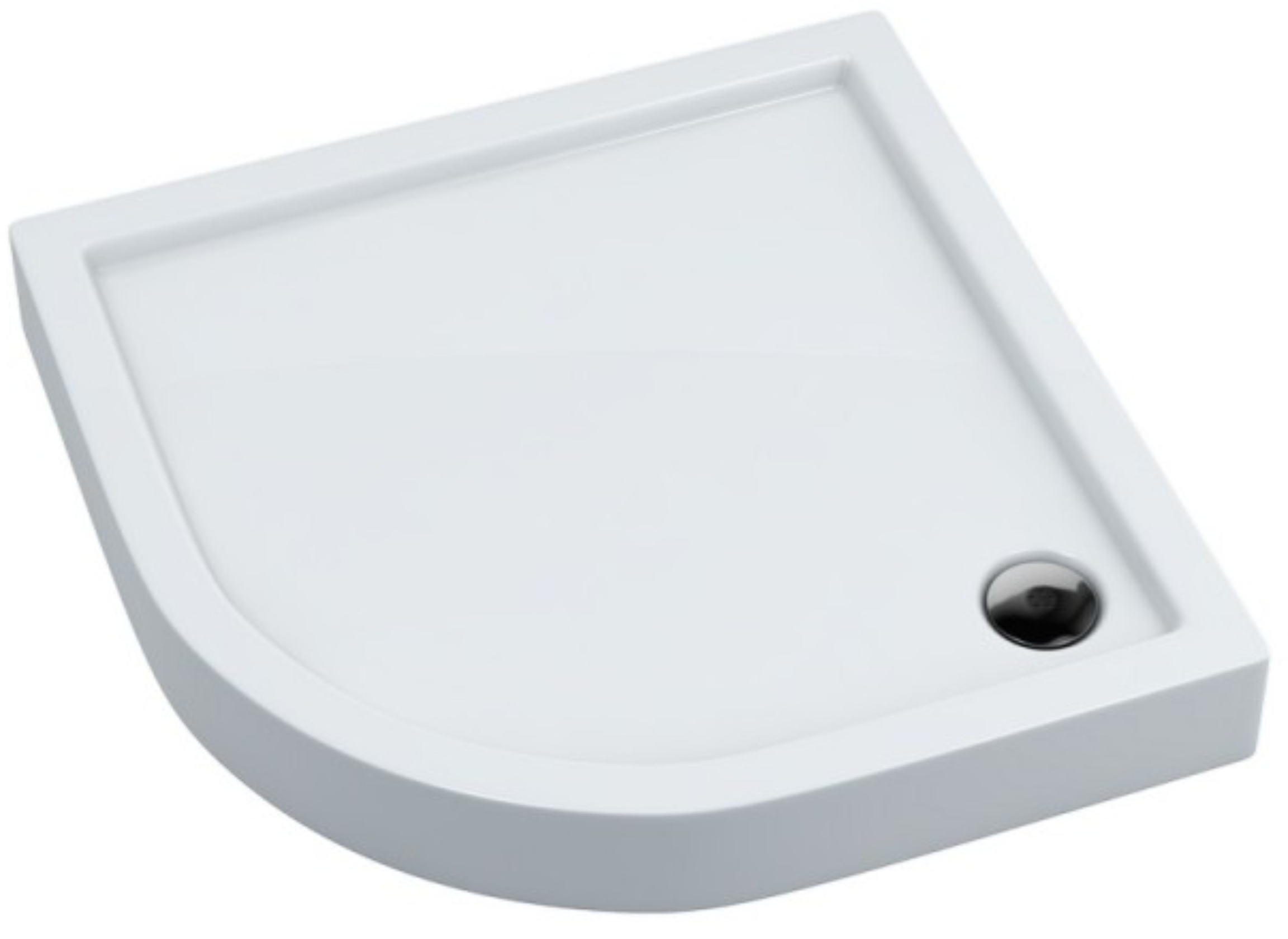 Schedpol Competia cădiță de duș semirotundă x100 cm alb 3.0165