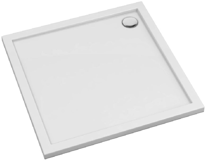 Schedpol Corrina New cădiță de duș pătrată 75x75 cm alb 3.4386