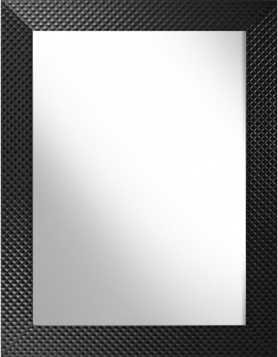 Ars Longa Piko oglindă 83x83 cm pătrat negru PIKO7070-C