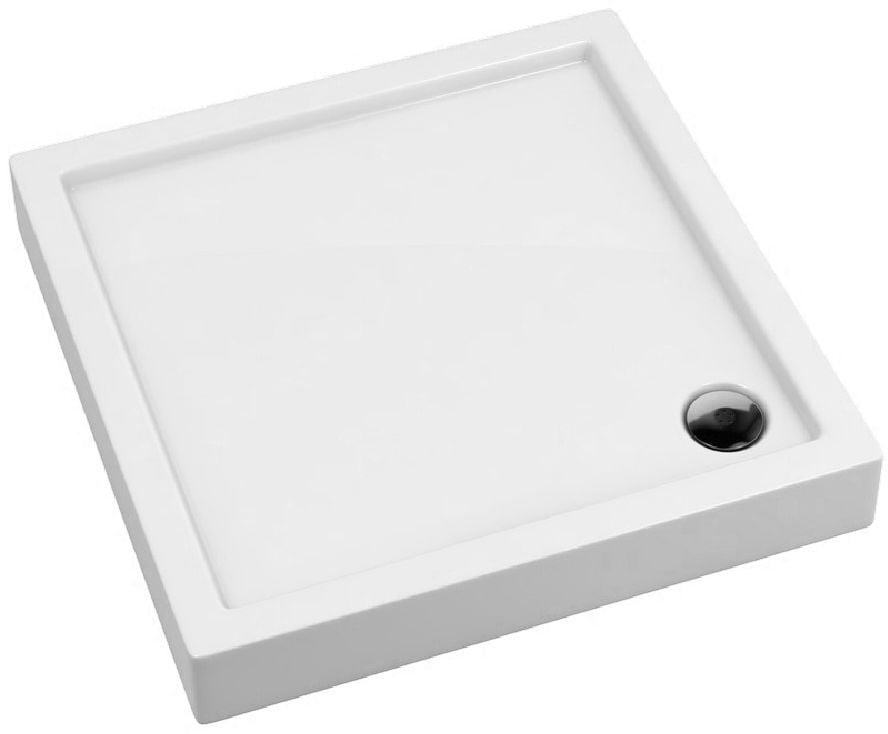 Schedpol Competia cădiță de duș pătrată 90x90 cm alb 3.0161
