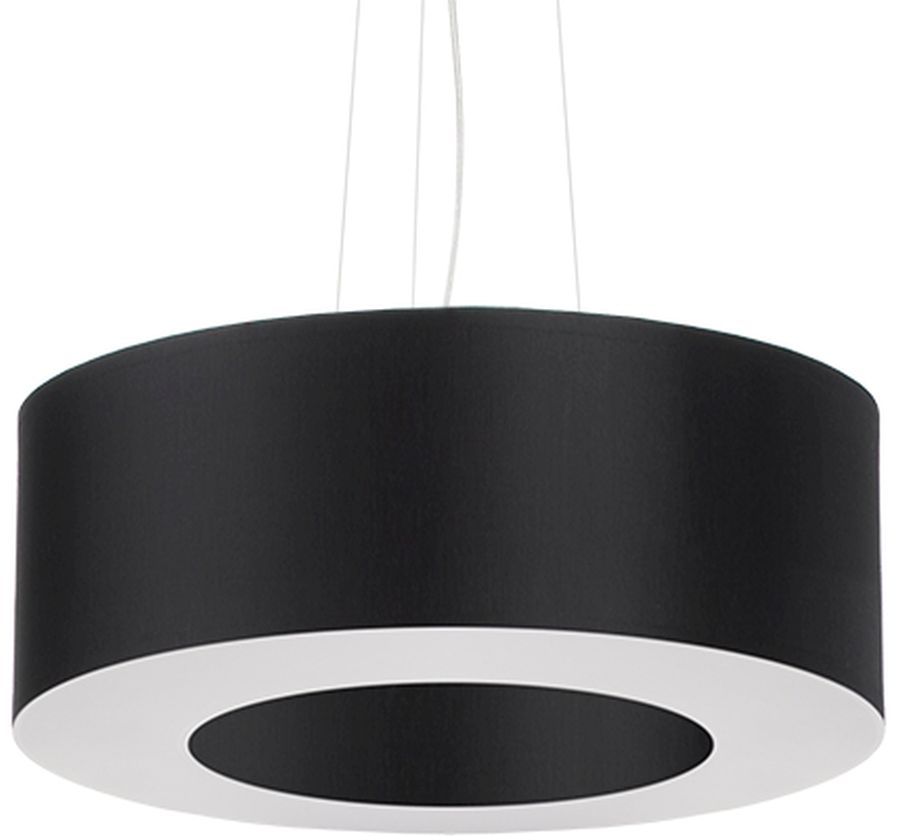 Sollux Lighting Saturno lampă suspendată 5x60 W alb-negru SL.0748