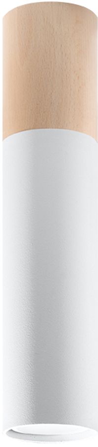 Sollux Lighting Pablo lampă de tavan 1x40 W alb-lemn SL.0631