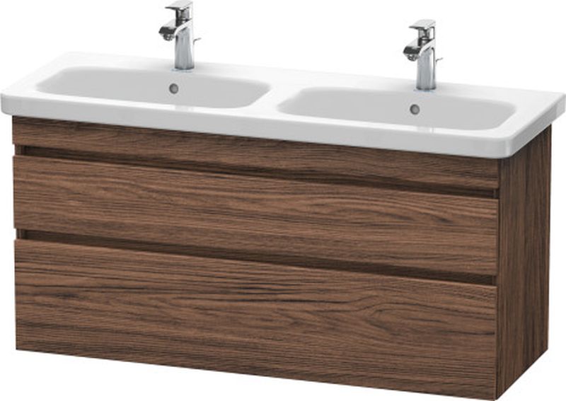 Duravit DuraStyle dulap 123x44.8x61 cm sub chiuveta pe perete nucă DS649802121