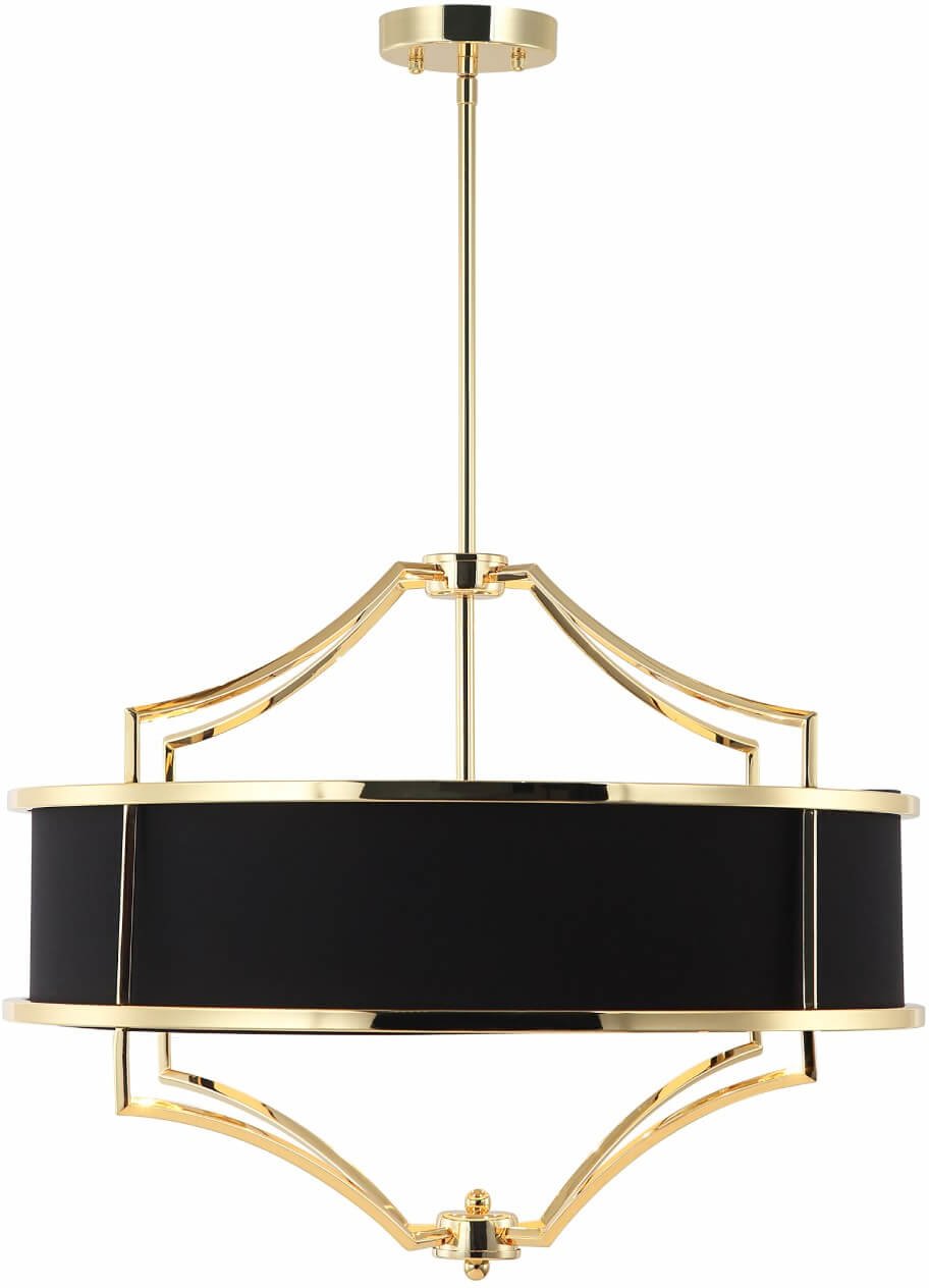 Open Design Stesso lampă de tavan 4x15 W negru-auriu OR84160