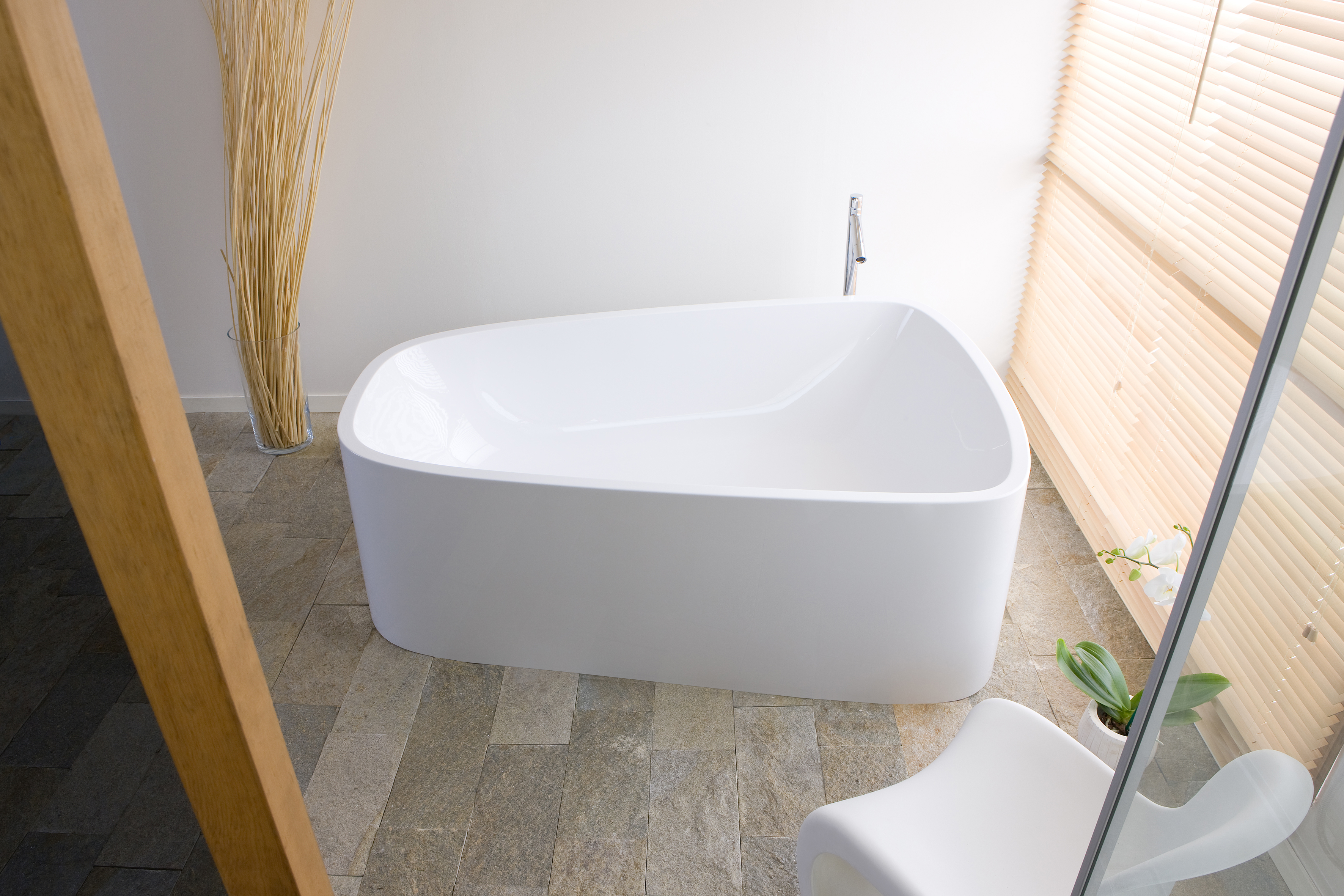 Hoesch SingleBath cadă freestanding 179.8x117.3 cm ovală alb 3699.010