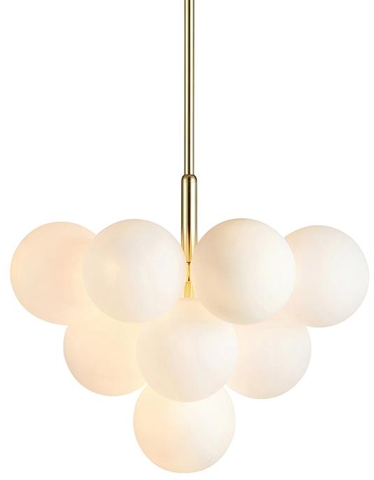 Markslöjd Merlot lampă suspendată x20 W alb-auriu 107903