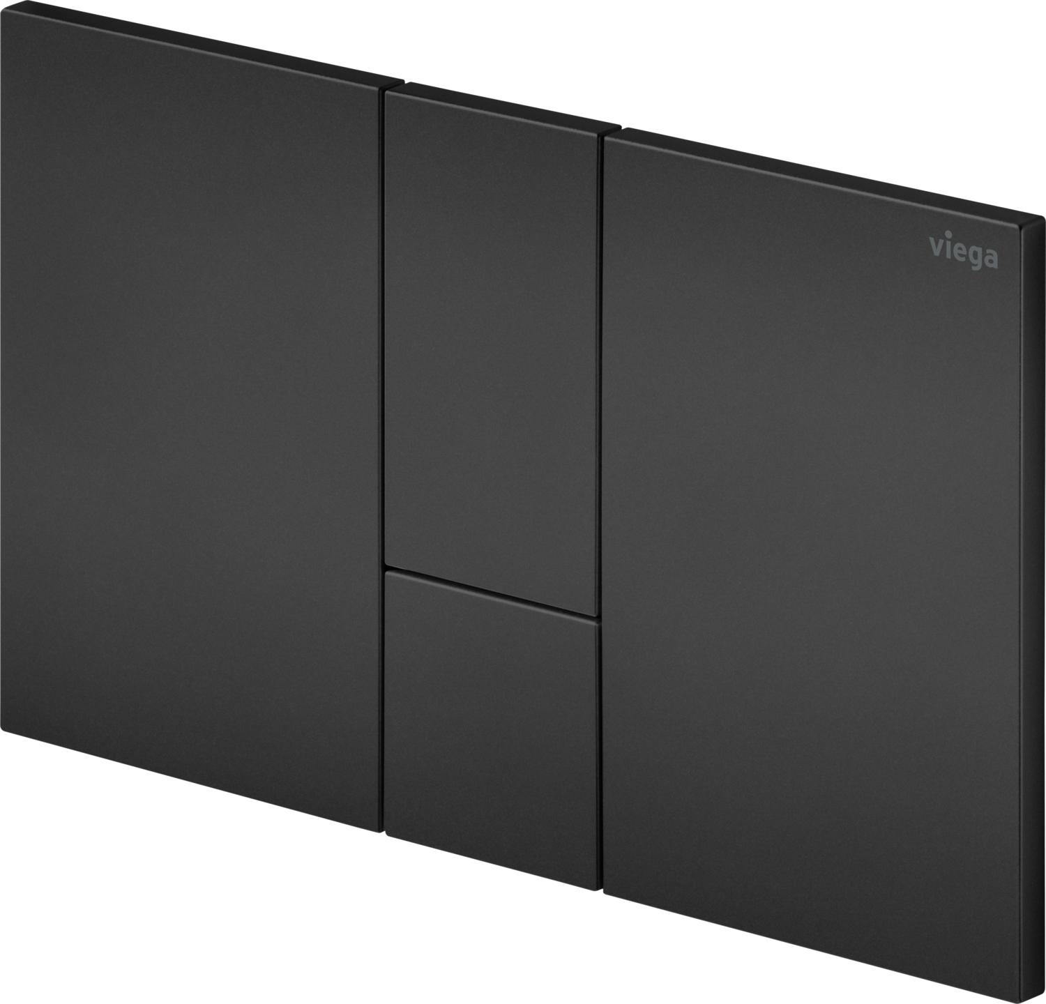 Viega Visign buton de spălare pentru WC negru 801748