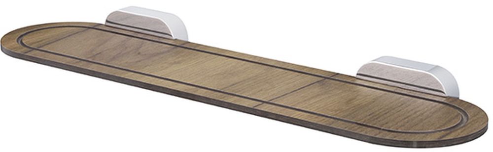 BISK Bergen raft 45 cm lemn-crom 07056