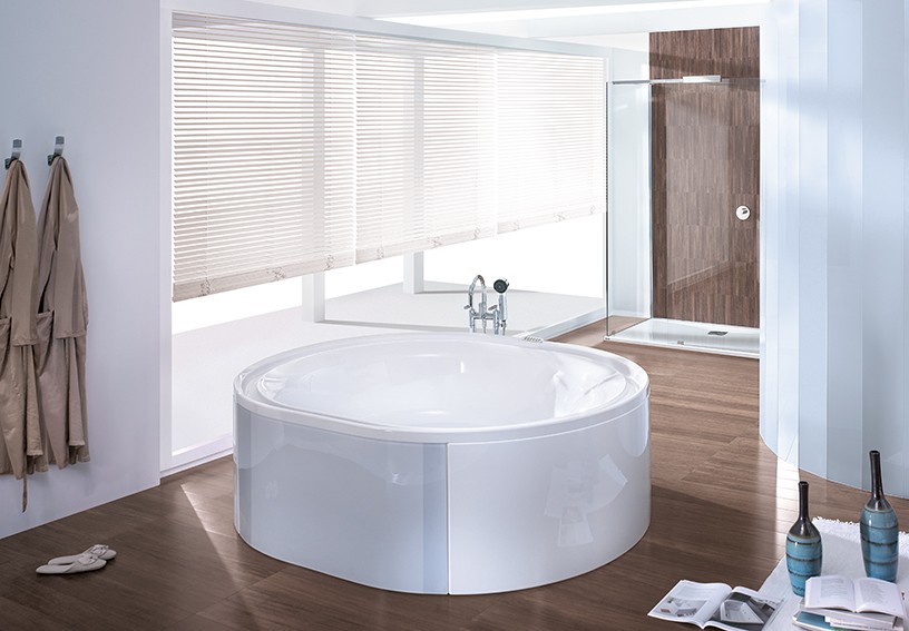 Hoesch Ergo+ cadă freestanding 200x160 cm ovală alb 6442.010305550