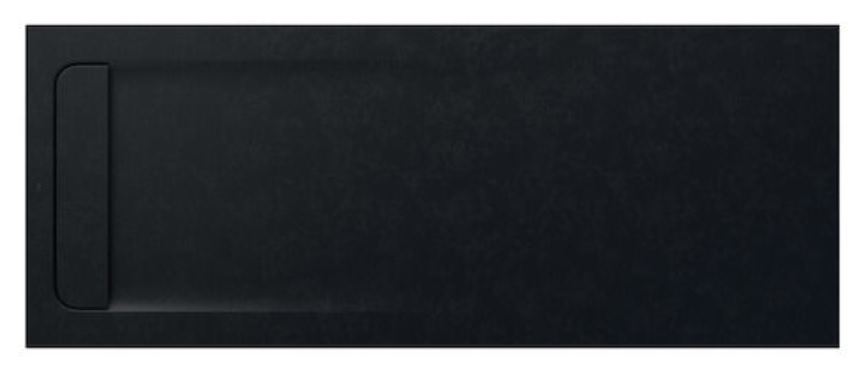 Roca Aquos cădiță de duș dreptunghiulară cu sifon 180x80 cm negru AP60170832001400