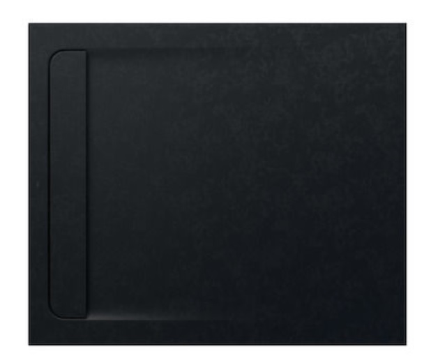 Roca Aquos cădiță de duș dreptunghiulară cu sifon 100x90 cm negru AP6013E838401400