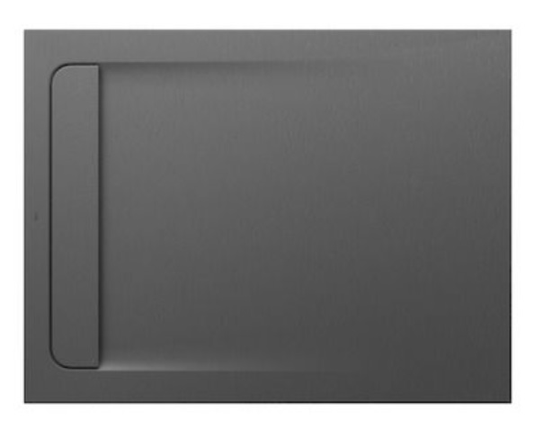 Roca Aquos cădiță de duș dreptunghiulară cu sifon 120x90 cm gri AP6014B038401200